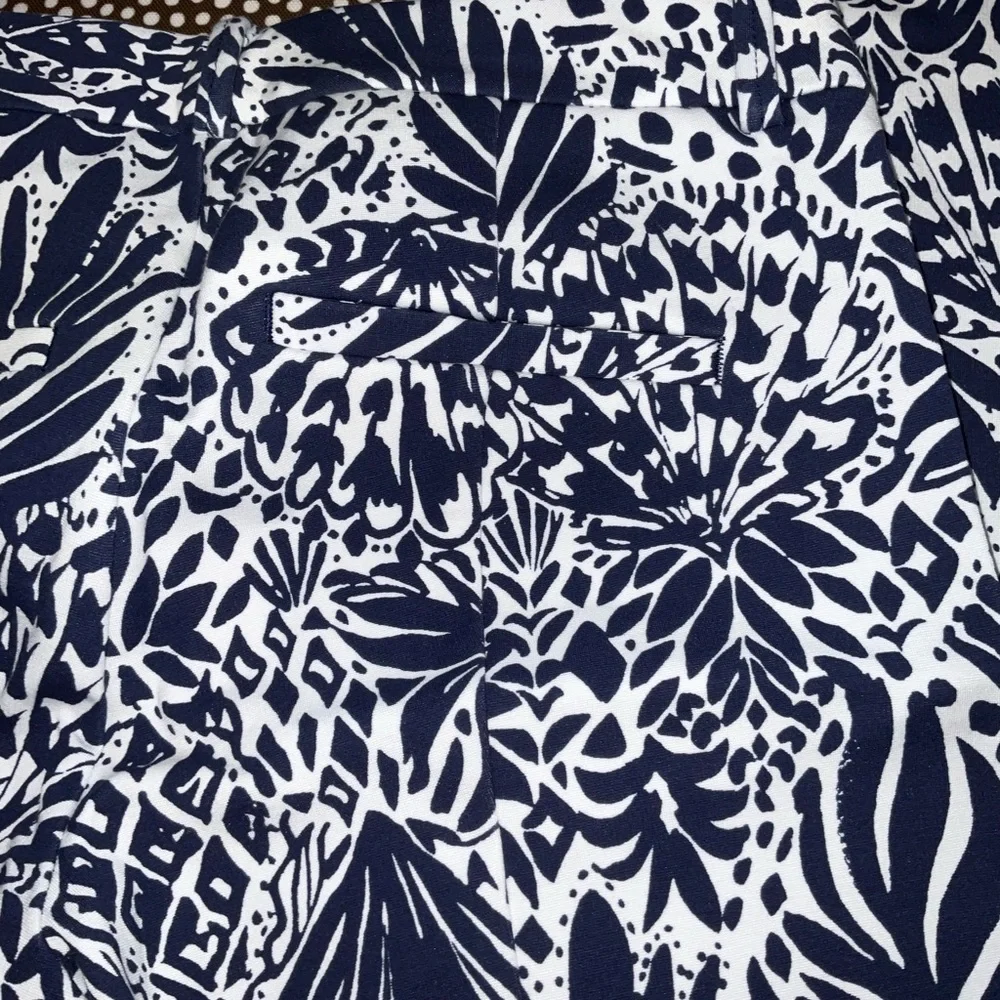 Lilly Pulitzer NWT Kelly Stretch Knit Ankle Pants $148 By Land or Sea Size 0,4 - Picture 7 of 16